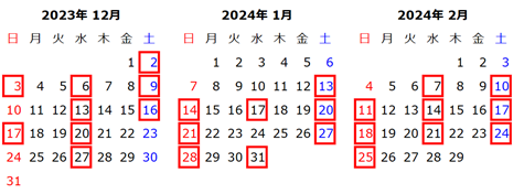 試験実施日